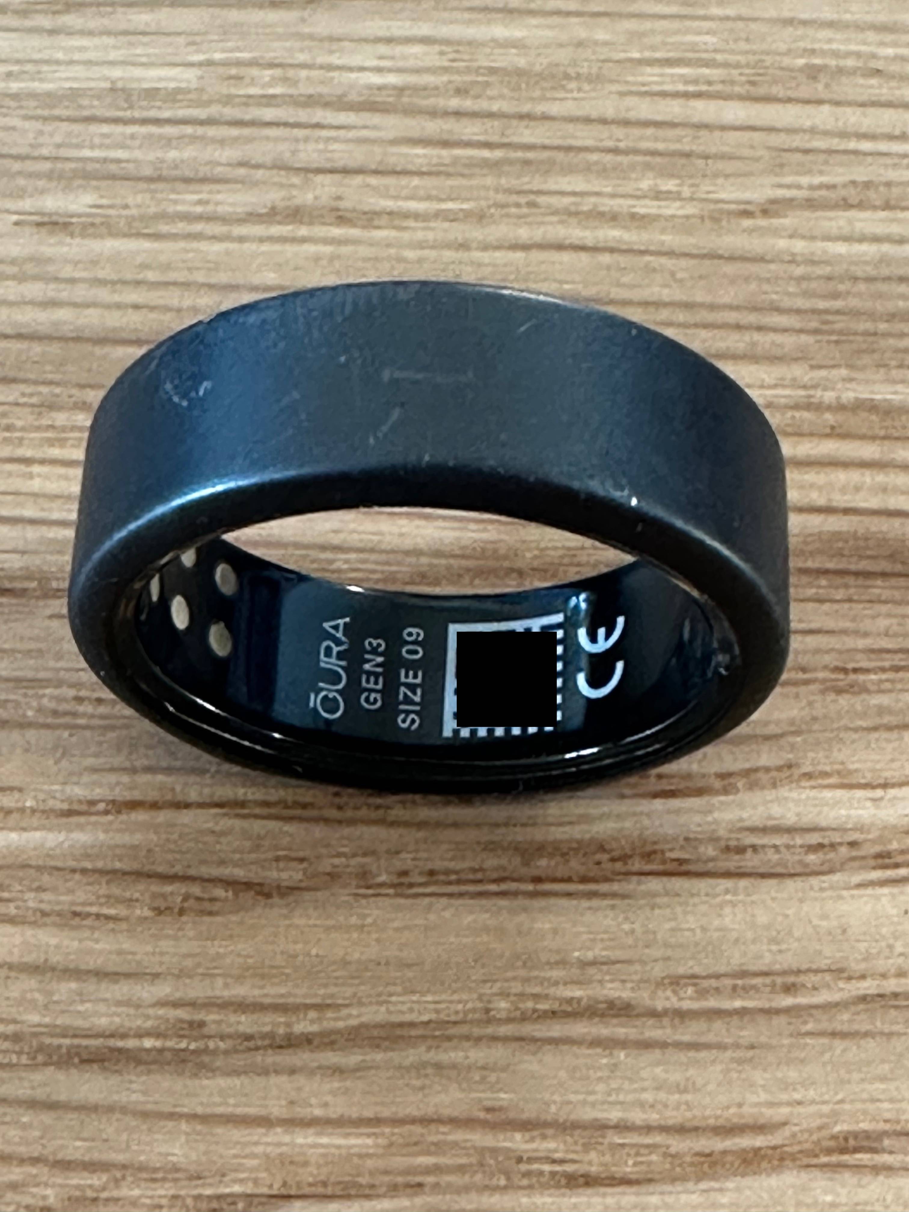 Oura Ring Heritage Gen 3 Size 9 Matte Black | SatsCrap