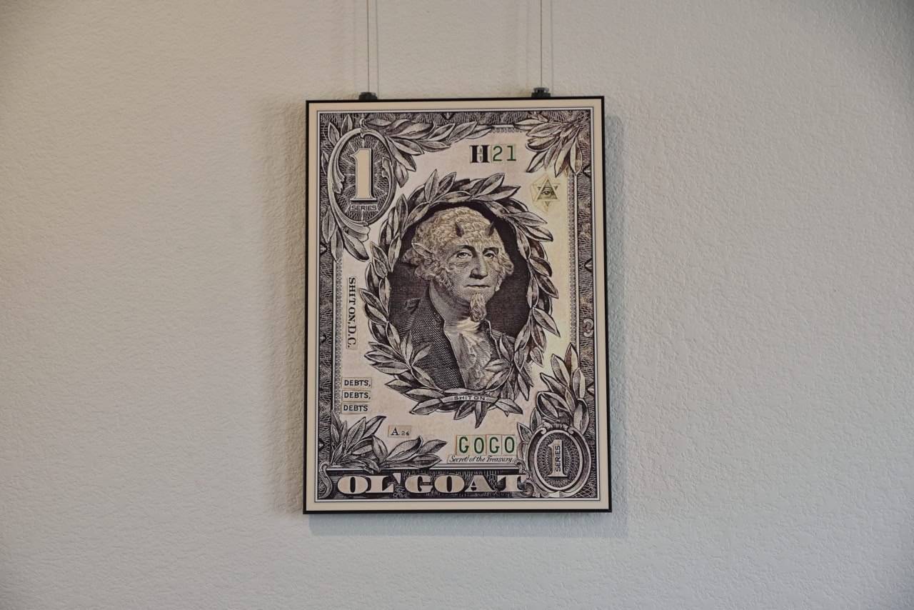 Sly Ol' Goat - Framed Aluminium Dibond Ltd Ed (1/21) 