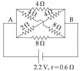 JEE Main 2021 (Online) 26th August Morning Shift Physics - Current Electricity Question 173 English Explanation 1