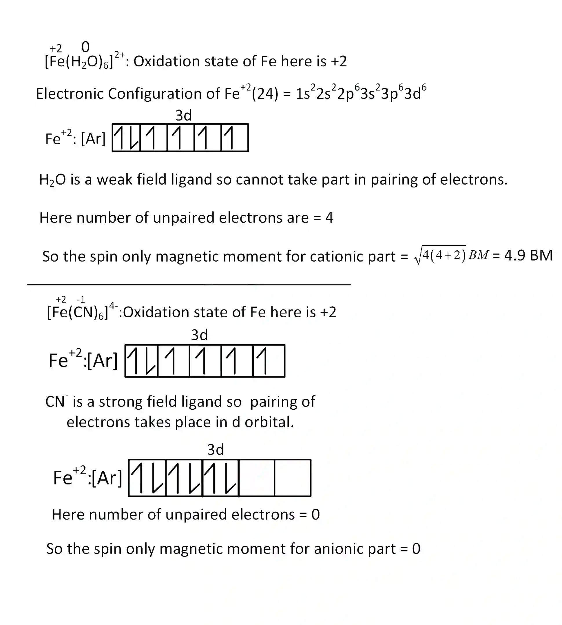 JEE Main 2019 (Online) 8th April Evening Slot Chemistry - Coordination Compounds Question 227 English Explanation