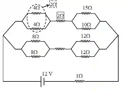 JEE Main 2021 (Online) 31st August Morning Shift Physics - Current Electricity Question 163 English Explanation 1