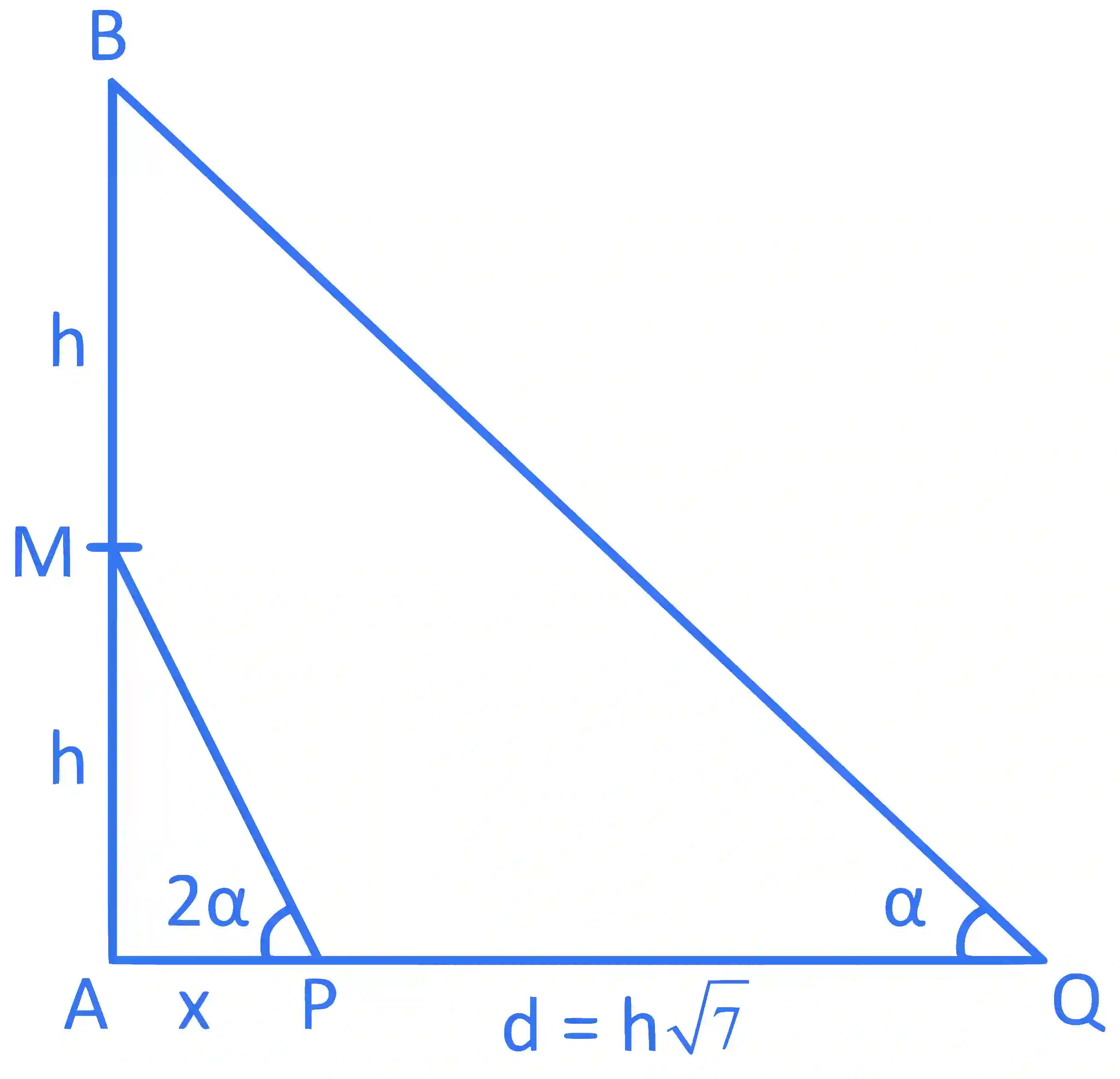 JEE Main 2022 (Online) 27th July Morning Shift Mathematics - Height and Distance Question 7 English Explanation