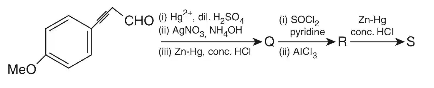 JEE Advanced 2019 Paper 2 Offline Chemistry - Aldehydes, Ketones and Carboxylic Acids Question 57 English