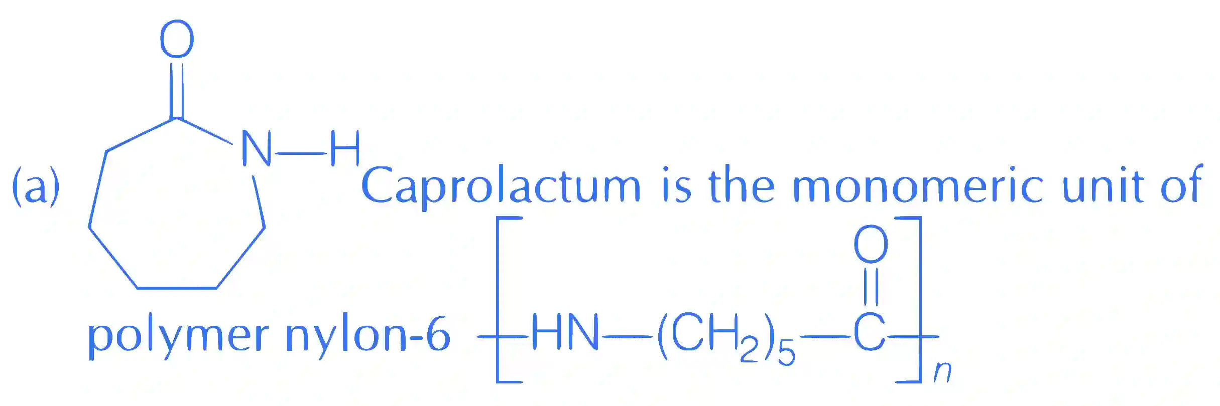 JEE Main 2021 (Online) 24th February Morning Shift Chemistry - Polymers Question 45 English Explanation 1