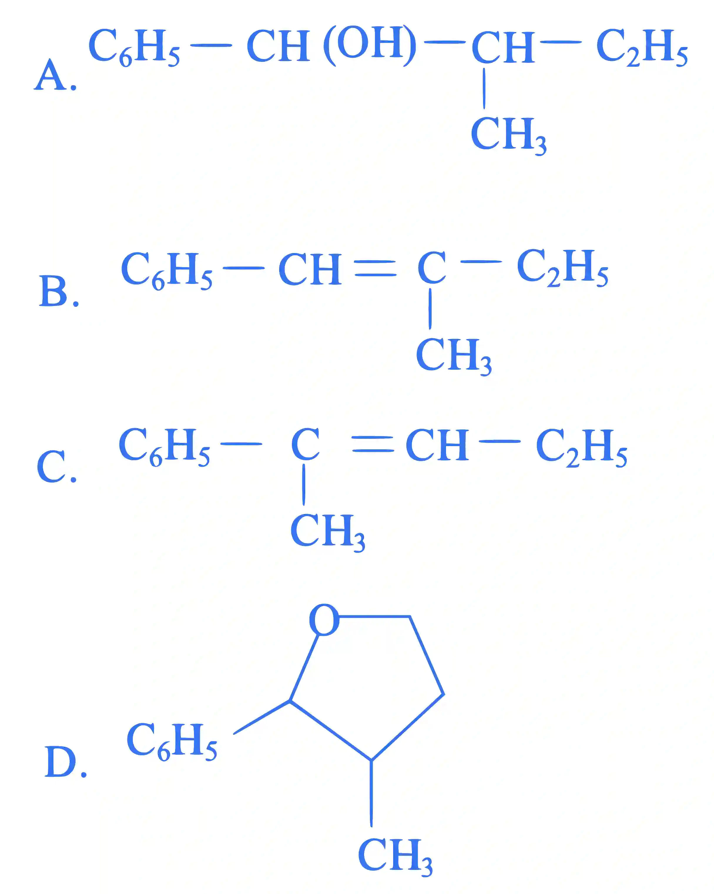 JEE Main 2023 (Online) 11th April Evening Shift Chemistry - Hydrocarbons Question 40 English 2
