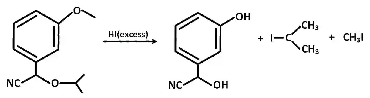 JEE Main 2019 (Online) 10th April Morning Slot Chemistry - Alcohols, Phenols and Ethers Question 125 English Explanation