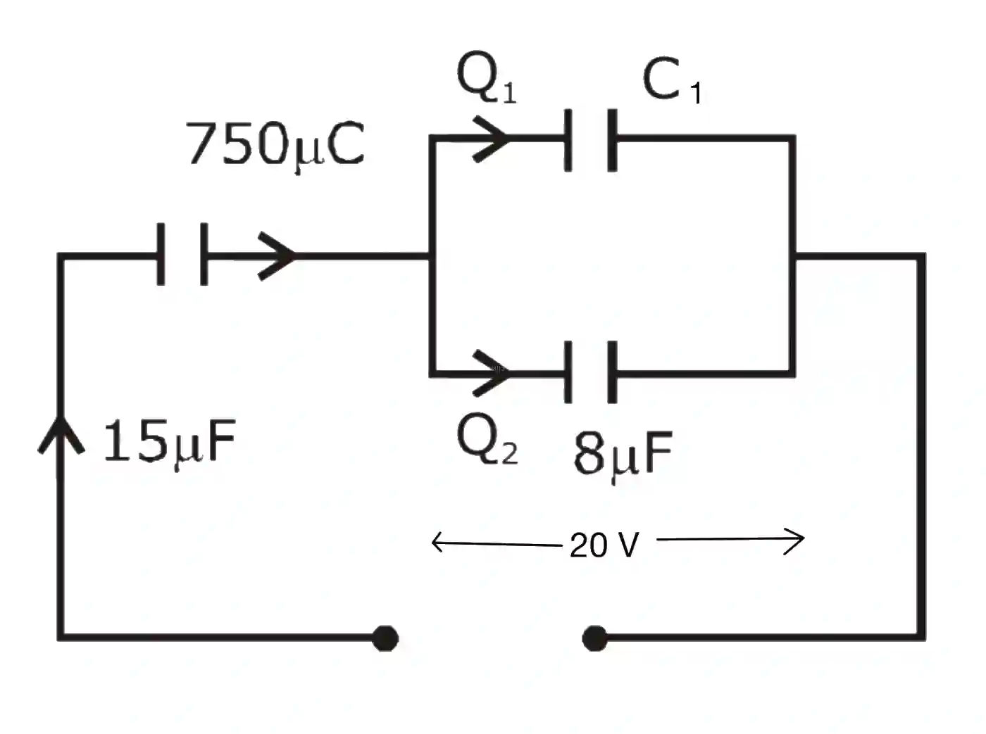 JEE Main 2020 (Online) 3rd September Morning Slot Physics - Capacitor Question 98 English Explanation
