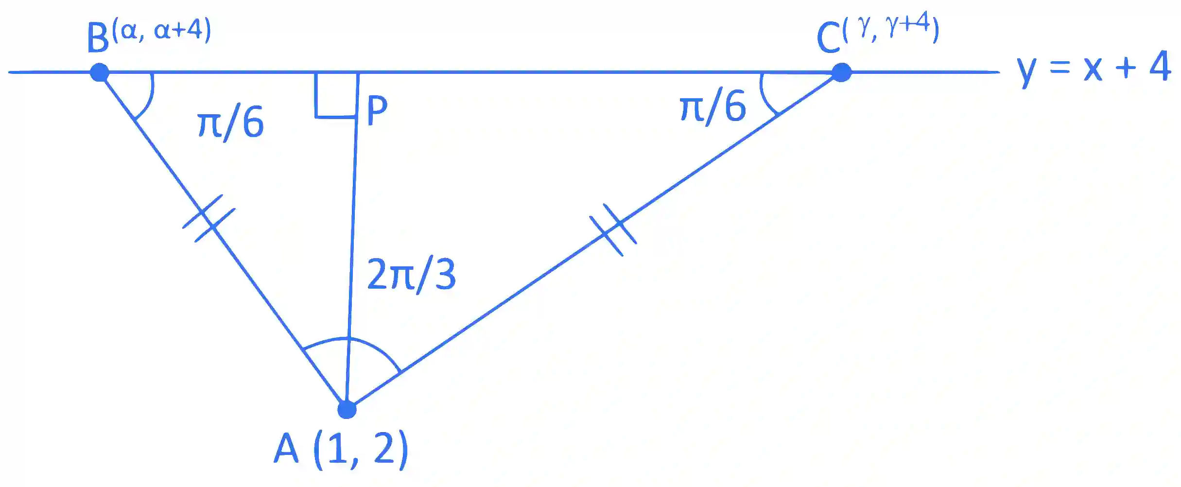 JEE Main 2024 (Online) 4th April Evening Shift Mathematics - Properties of Triangle Question 4 English Explanation 1