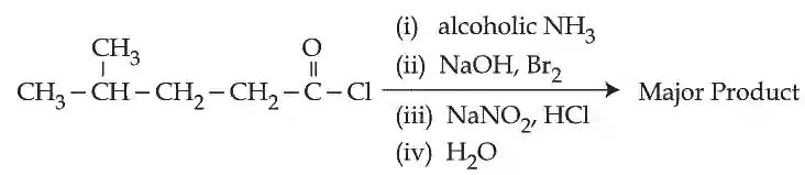 JEE Main 2021 (Online) 27th August Morning Shift Chemistry - Compounds Containing Nitrogen Question 111 English
