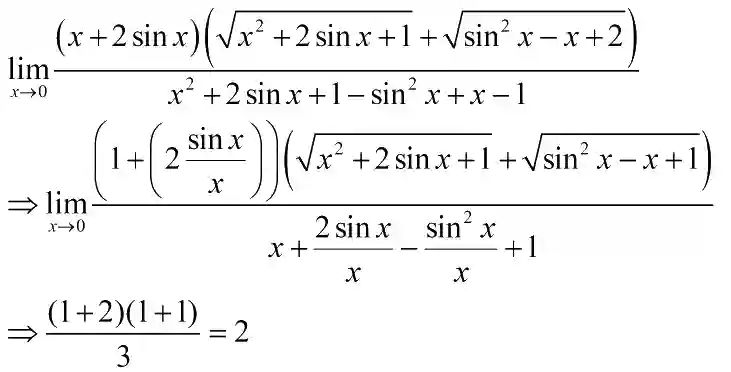 JEE Main 2019 (Online) 12th April Evening Slot Mathematics - Limits, Continuity and Differentiability Question 170 English Explanation