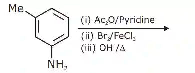 JEE Main 2020 (Online) 5th September Evening Slot Chemistry - Compounds Containing Nitrogen Question 156 English
