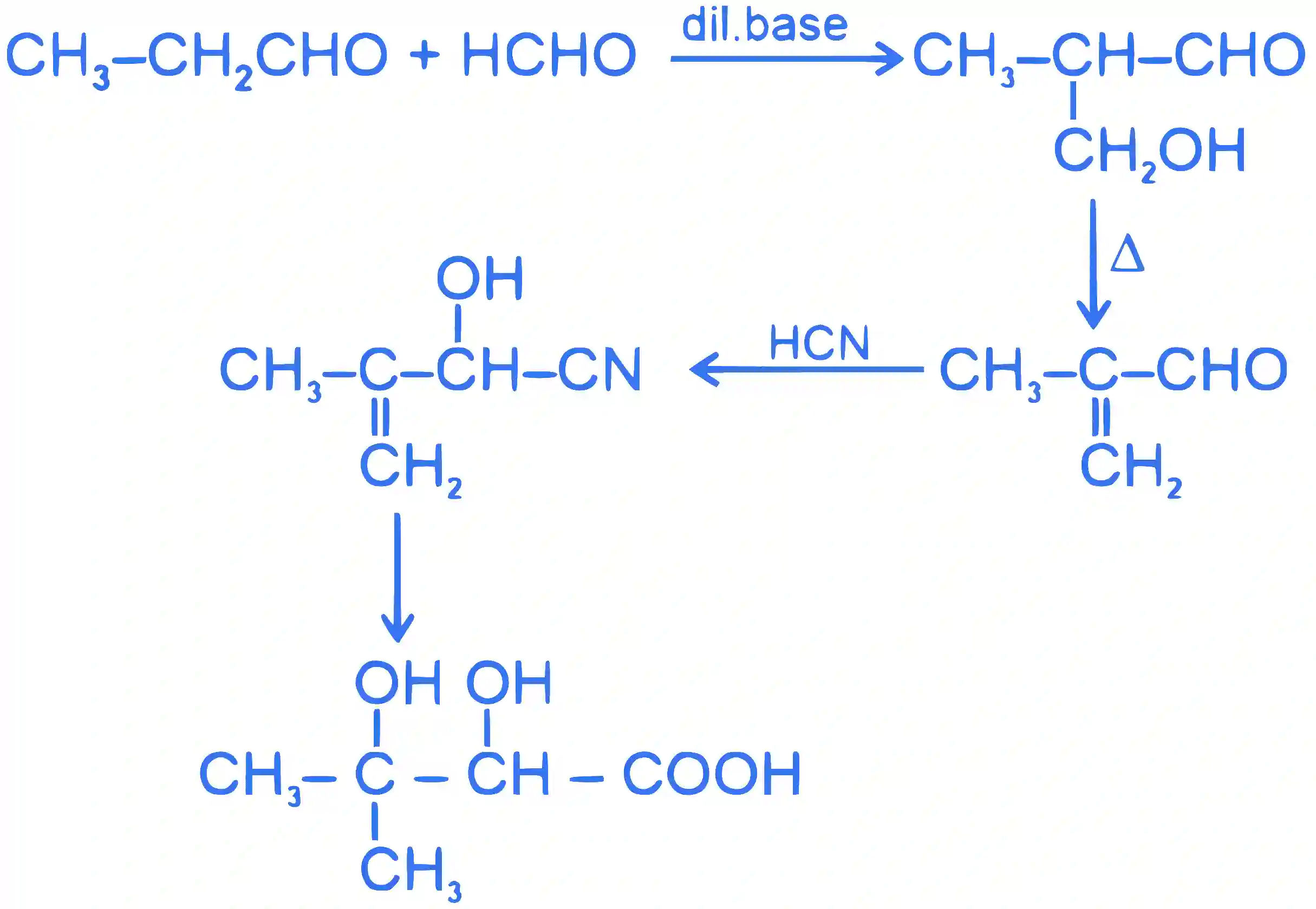 JEE Main 2023 (Online) 31st January Morning Shift Chemistry - Aldehydes, Ketones and Carboxylic Acids Question 70 English Explanation