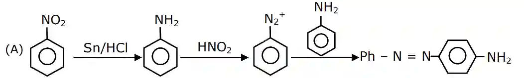 JEE Main 2021 (Online) 25th February Morning Shift Chemistry - Compounds Containing Nitrogen Question 148 English Explanation 1