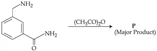 JEE Main 2021 (Online) 26th August Evening Shift Chemistry - Compounds Containing Nitrogen Question 115 English