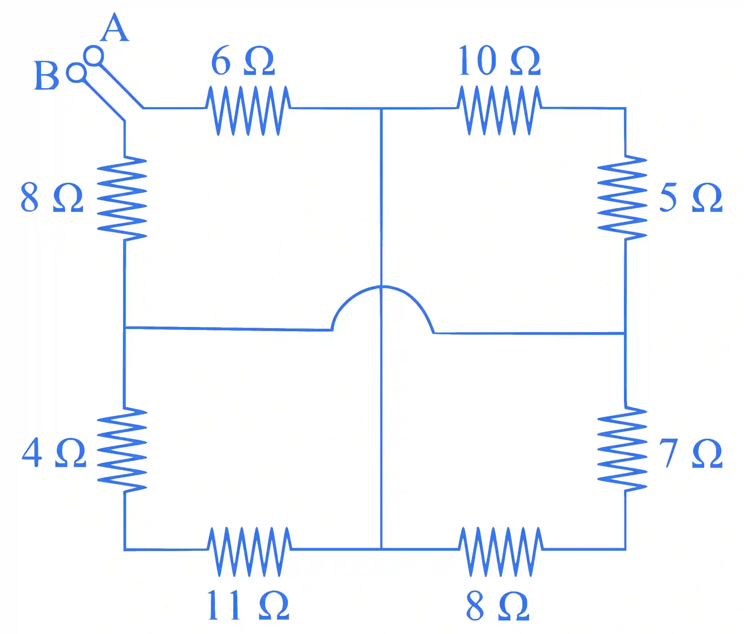 JEE Main 2024 (Online) 9th April Morning Shift Physics - Current Electricity Question 30 English