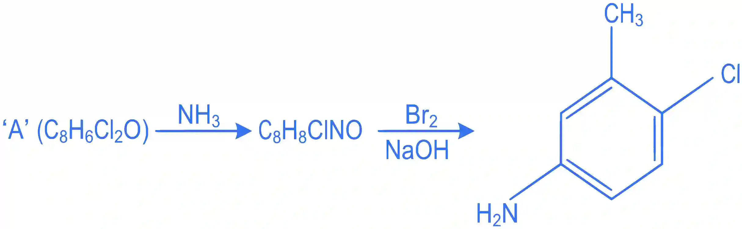 JEE Main 2022 (Online) 29th July Morning Shift Chemistry - Compounds Containing Nitrogen Question 76 English