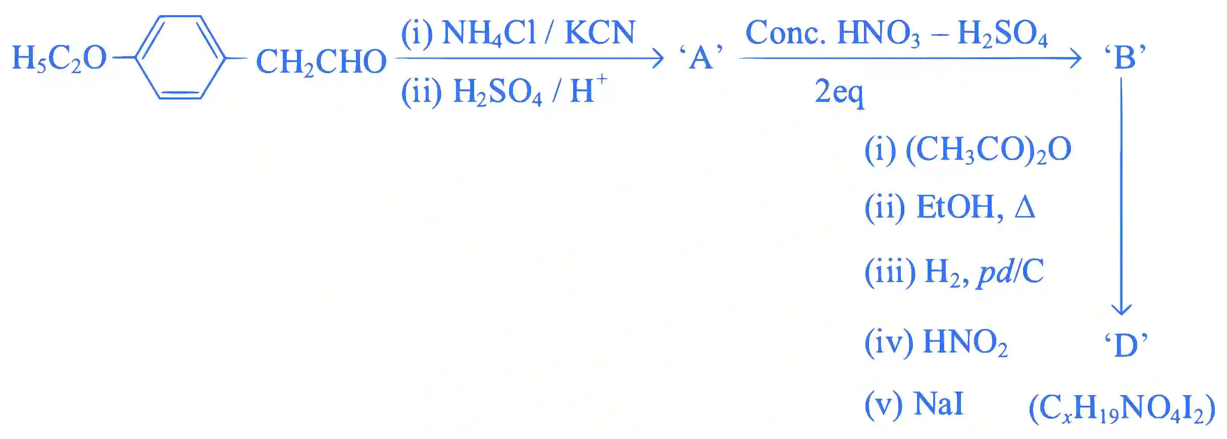 JEE Main 2023 (Online) 12th April Morning Shift Chemistry - Aldehydes, Ketones and Carboxylic Acids Question 52 English
