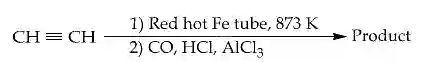 JEE Main 2021 (Online) 25th February Morning Shift Chemistry - Hydrocarbons Question 86 English