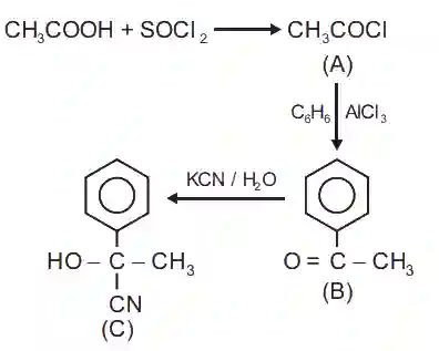 JEE Main 2021 (Online) 31st August Morning Shift Chemistry - Aldehydes, Ketones and Carboxylic Acids Question 111 English Explanation