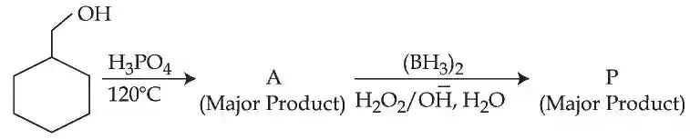 JEE Main 2021 (Online) 27th July Morning Shift Chemistry - Alcohols, Phenols and Ethers Question 95 English