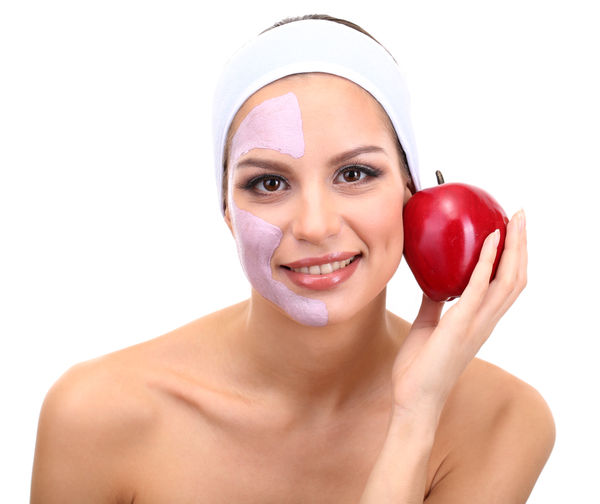 Hidratação Facial com Máscara de Maçã