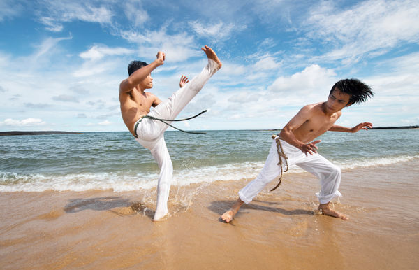 Aula Capoeira em Dupla