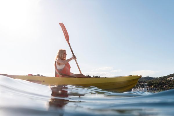 Aula de Surfski