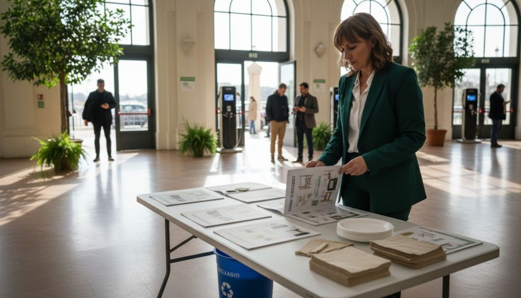 Organizzatore di eventi alla ricerca di soluzioni di noleggio sostenibili