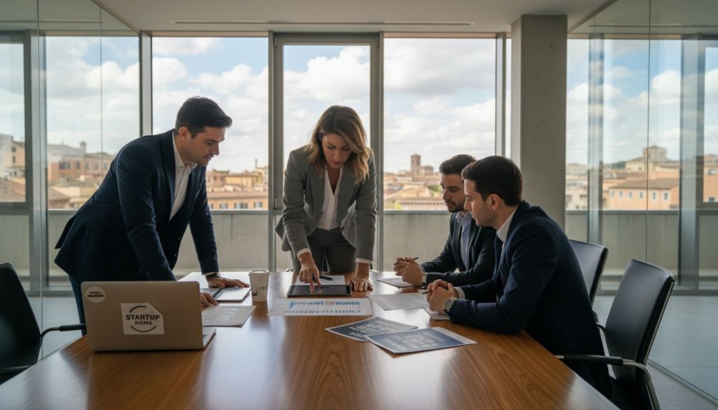 Consulenti aziendali al lavoro sull’analisi delle categorie di noleggio previste per il 2026