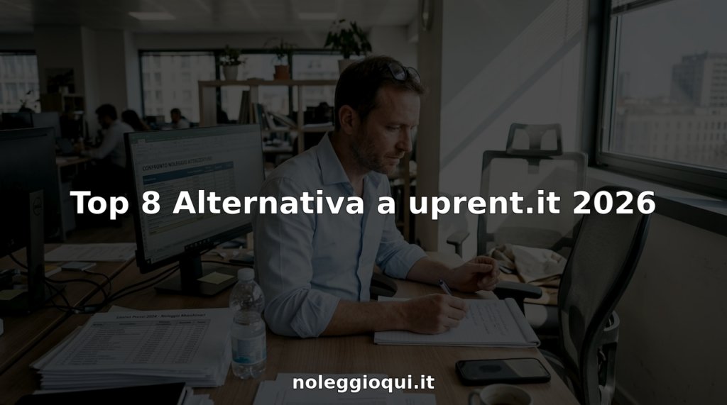 Responsabile di progetto che valuta e confronta diverse piattaforme per il noleggio di attrezzature