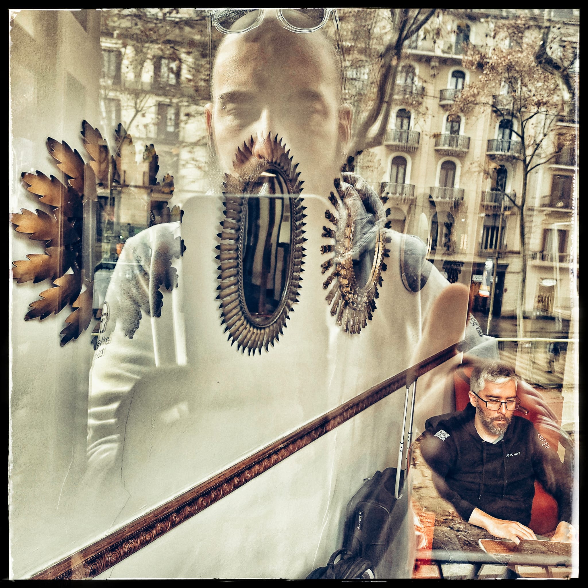 Richard Osborne working in Barcelona