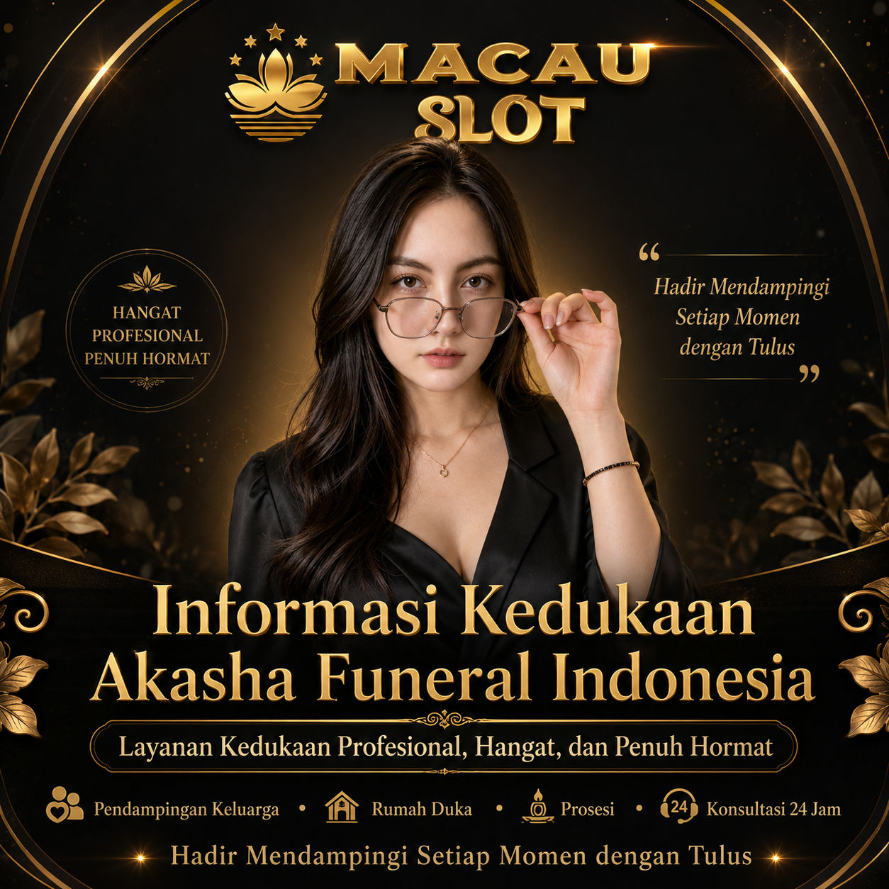 Thumbnail 1 of 3, Poster, MACAUSLOT | Informasi Kedukaan Akasha Funeral Indonesia designed and sold by MACAUSLOT.