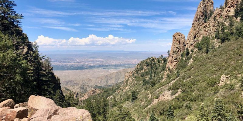 La Luz trail in New Mexico