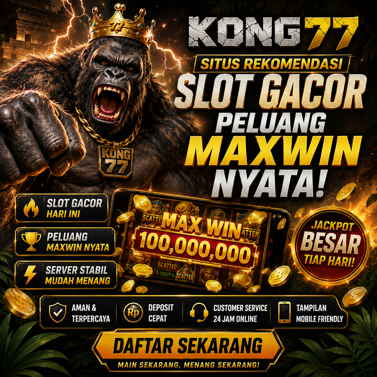 KONG77 - Situs Rekomendasi Slot Gacor Peluang Maxwin Nyata! - WooCommerce eCommerce