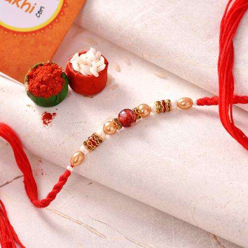 String of Beads Rakhi