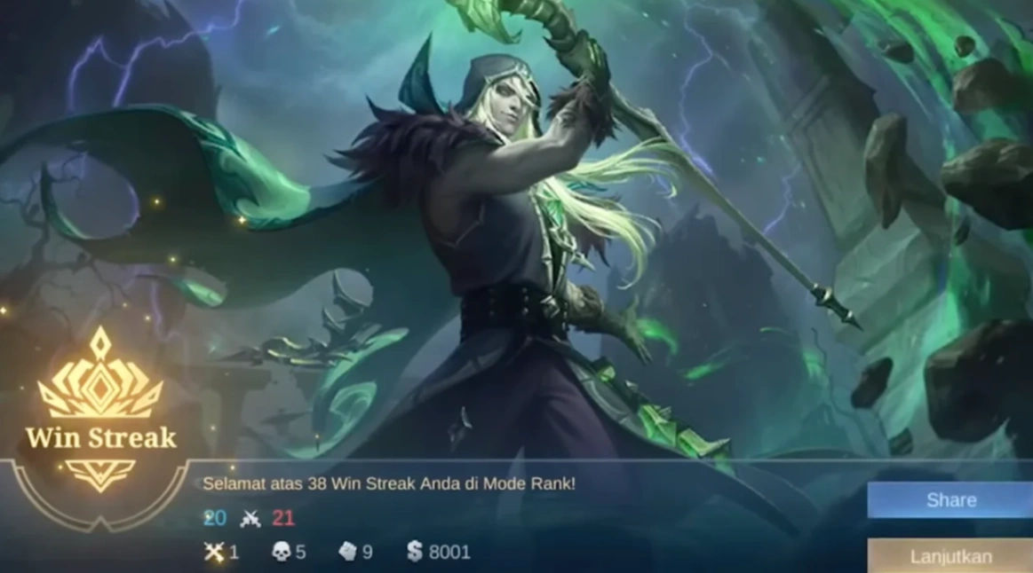 Kode Push Rank Legend ke Mythic 2026: Strategi Meta dan Rahasia Winstreak Terbaru Ilustrasi kemenangan berturut turut atau winstreak dalam mencapai rank Mythic Mobile Legends. jMhvRMjU2b