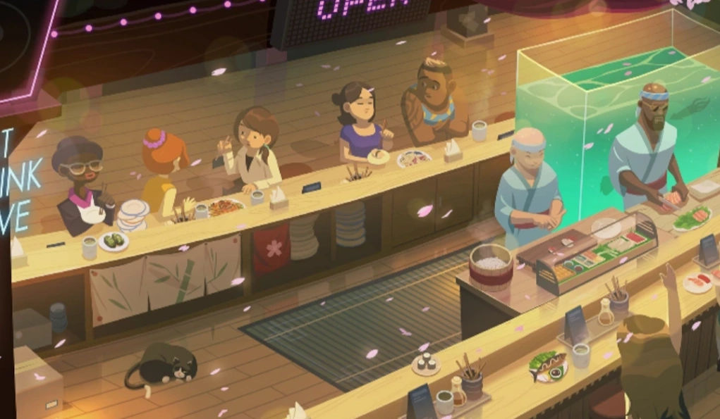 Manajemen Restoran Sushi Bancho dalam Dave the Diver Versi Mobile UqAcrQN3F