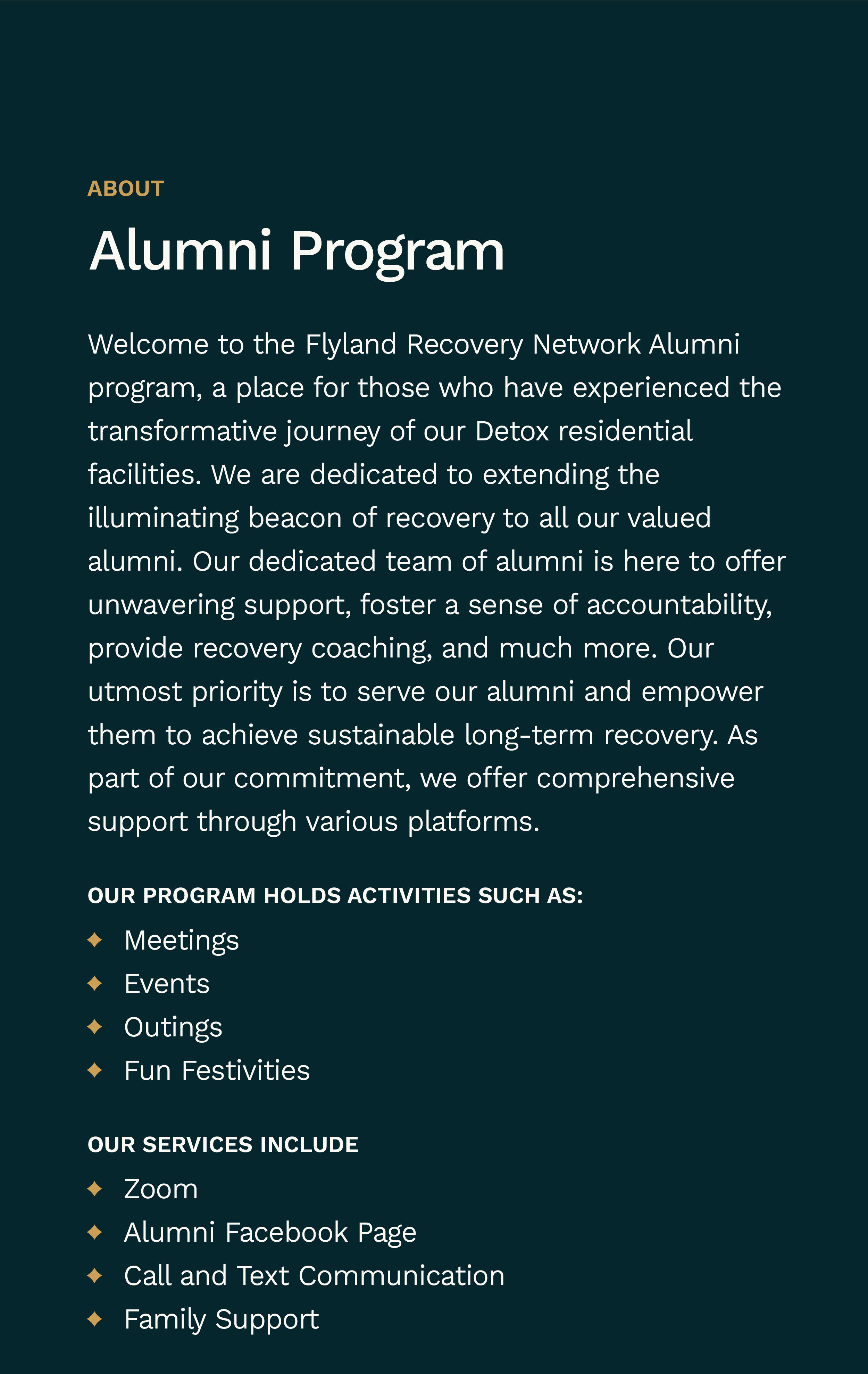 About Alumni Program