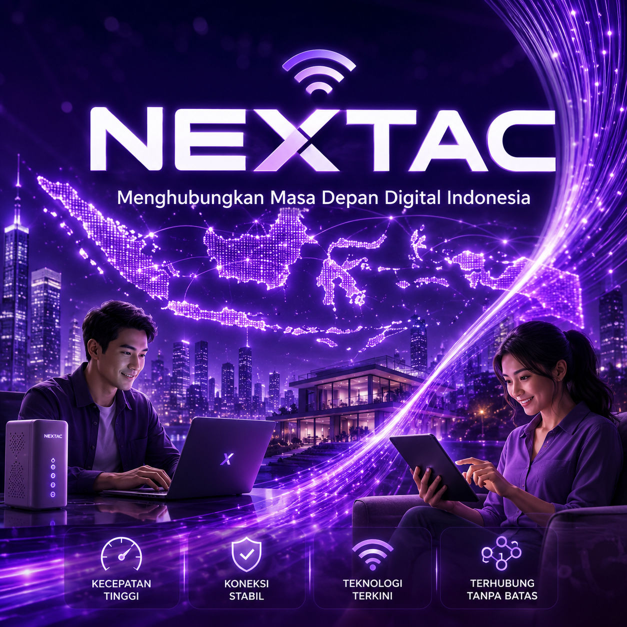 Nextac Fiber Internet Indonesia