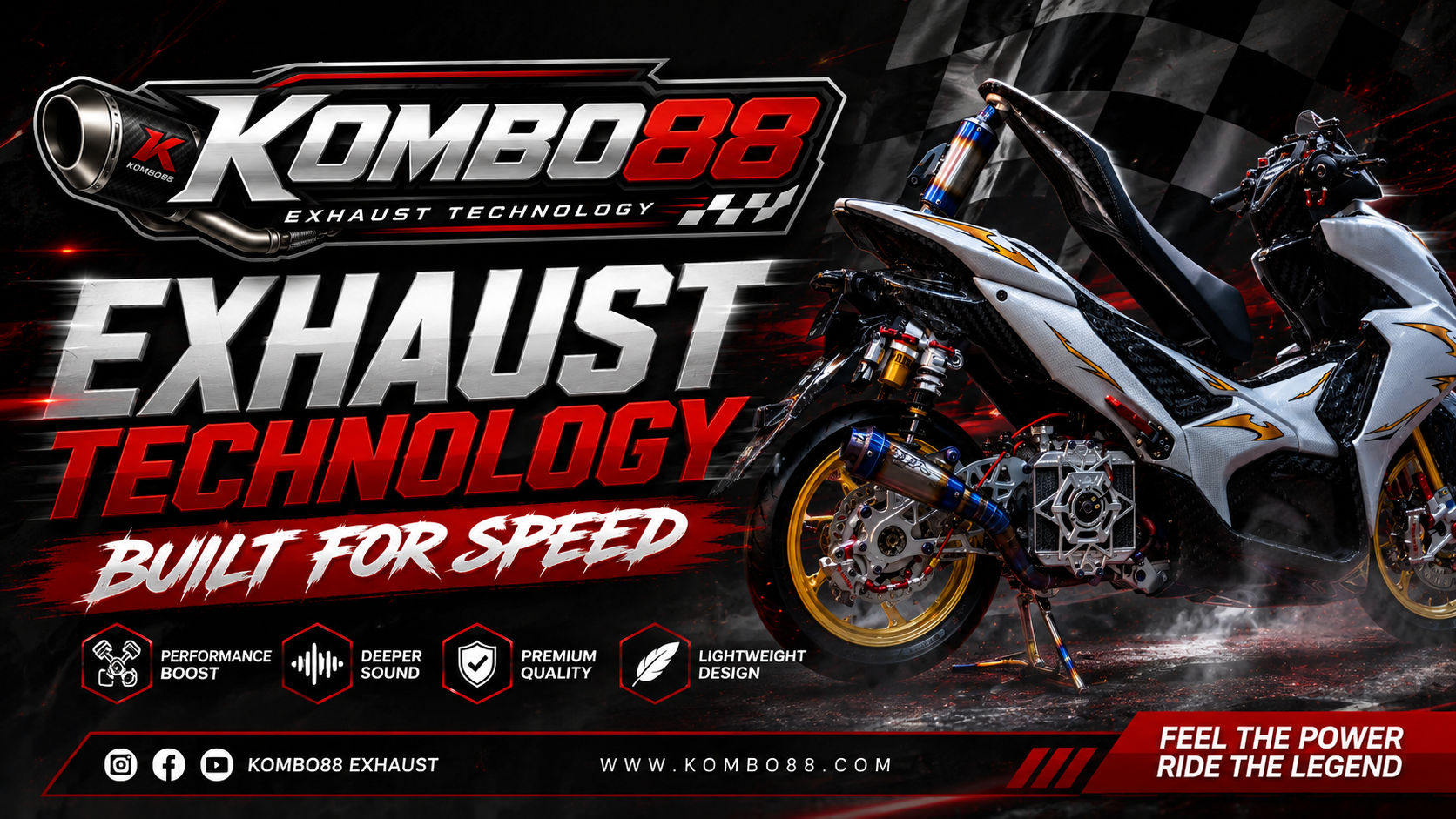KOMBO88 Exhaust Technology