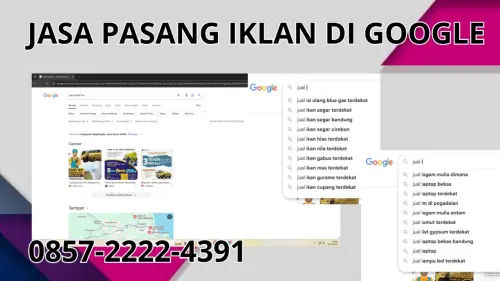 0857-2222-4391 Jasa Pasang Iklan di Google  Di Pinrang