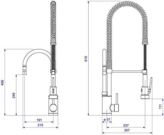 Misturador Monocomando para Cozinha Gourmet Deca 2280.GL.RD