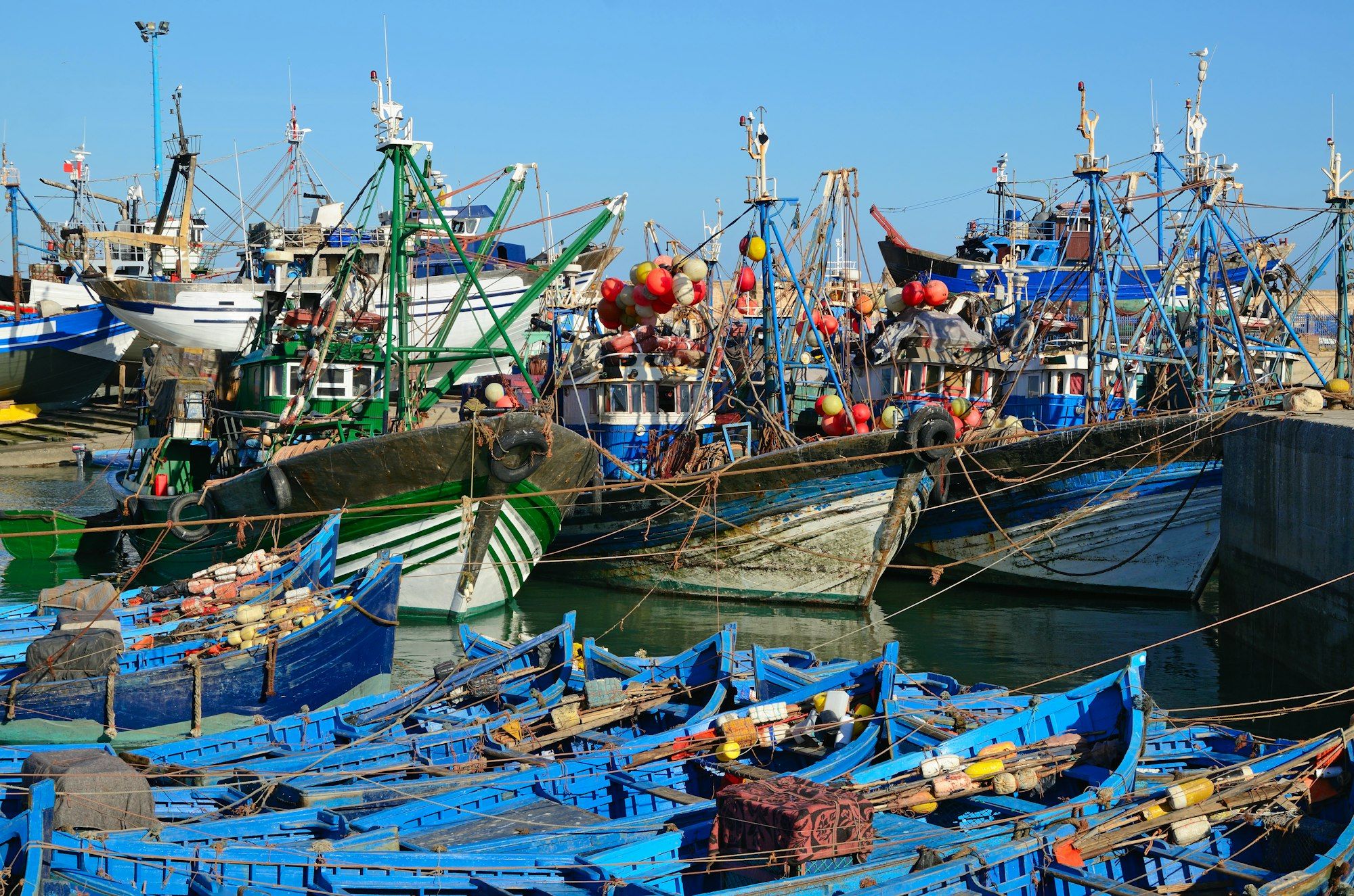 Fishing ships