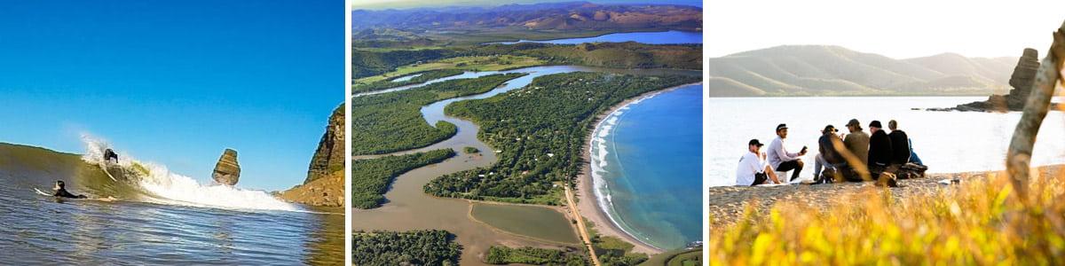 La plage de la Roche Percée, Bourail