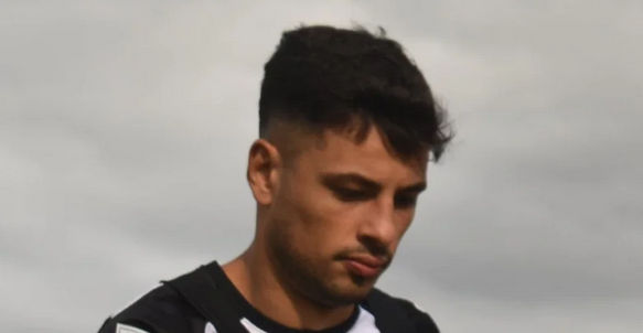 Nicolás Ferreyra, autor del gol blanquinegro.