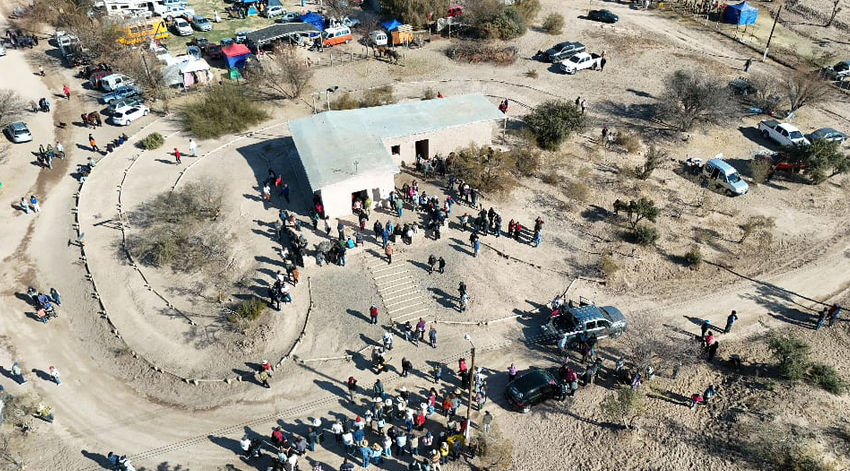 Fiesta de la Asunción de la Virgen en Lavalle.