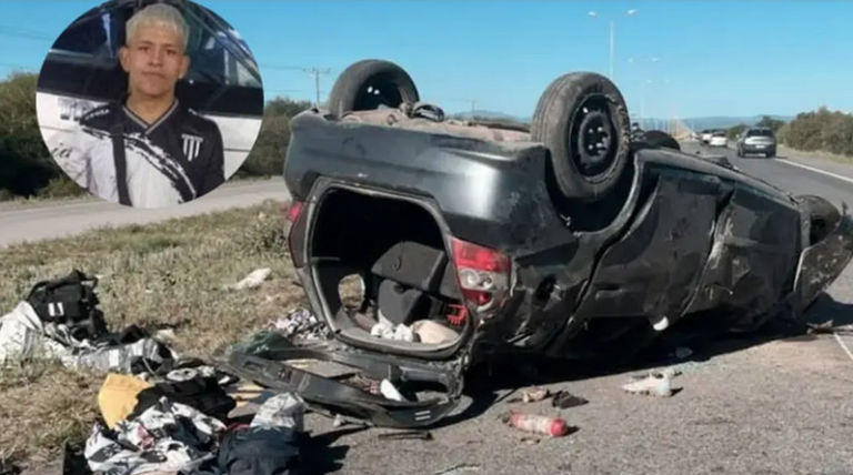Lautaro Godoy, de 18 años, murió en un accidente en San Luis cuando regresaba con su familia de Buenos Aires, donde vieron a Gimnasia y Esgrima de Mendoza ascender a Primera División.