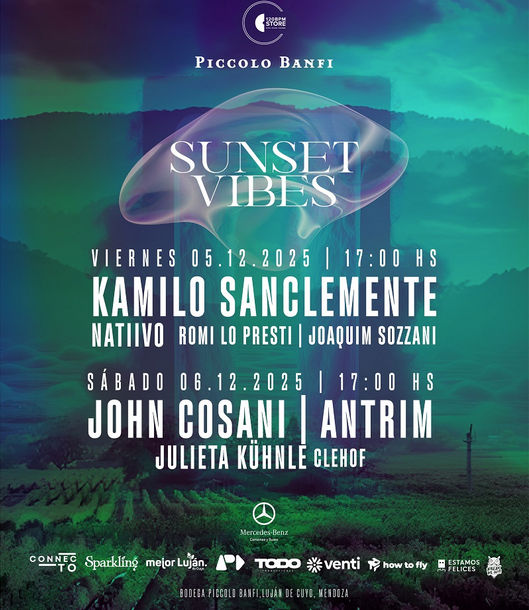 Sunset Vibes 2025, el encuentro donde la música y el vino se funden en un atardecer