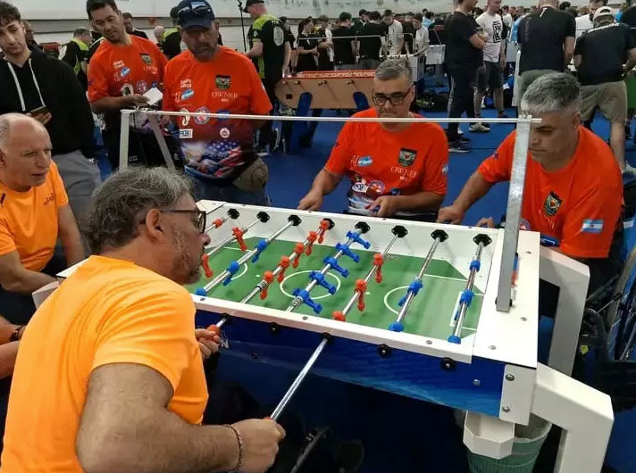 El equipo paralímpico mendocino alcanzó los cuartos de final del certamen organizado por la International Table Soccer Federation y se convirtió en la primera delegación paralímpica americana en competir en esta instancia.