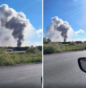 Un incendio generó una gran columna de humo en el casino privado Totem Boulevard de San Martín. Bomberos del Cuartel Central y dotaciones de apoyo trabajan en el lugar, mientras que dos personas que estaban en el techo del edificio ya fueron asistidas por los equipos de emergencia.